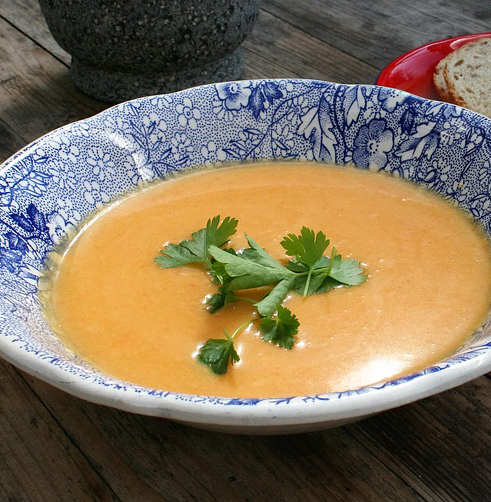spiced pumpkin soup