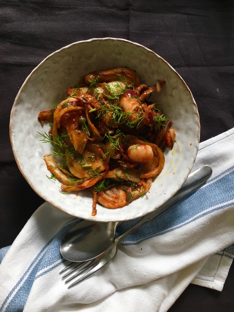 fennel butter beans capers recipe