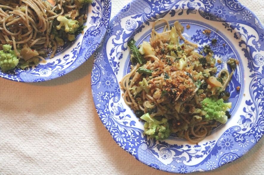 Romanesco cauliflower pasta recipe