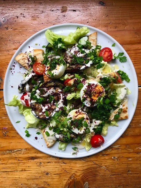 sabich salad