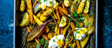 Ghee roasted spiced roots