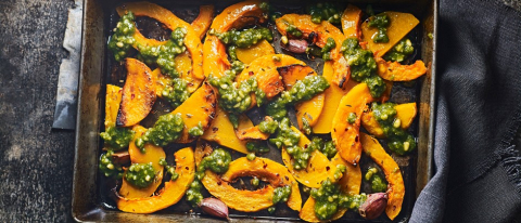 squash roast sage pesto