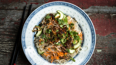 cucumber carrot vermicelli