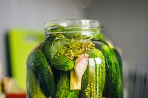 pickled cucumbers