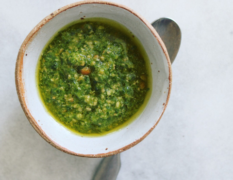 wild garlic pesto