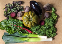 standard organic seasonal veg bag no potatoes