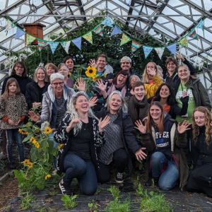 The GC team celebrating Dagenham Farm's 10th birthday