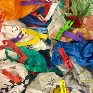 empty carrier bags