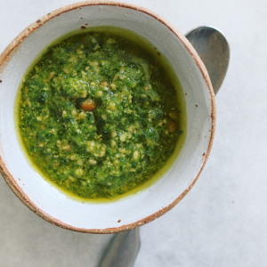 wild garlic pesto vegan