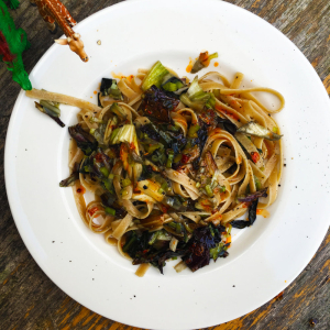 Radicchio with linguine recipe from the bethnal greens
