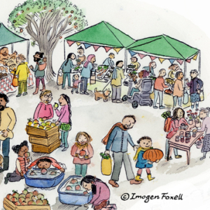farmers market illustration